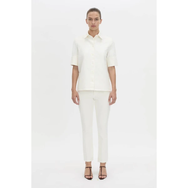 Camilla and Marc Santos Denim Shirt in Salt, view 5 | Shirts | Coveti