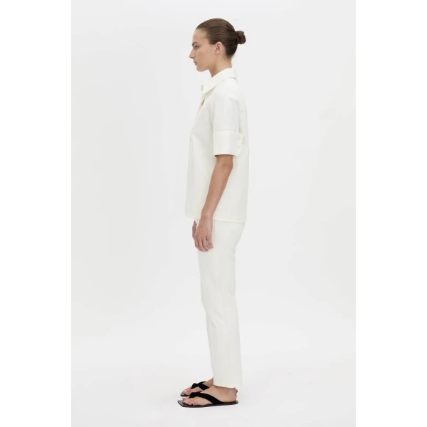 Camilla and Marc Santos Denim Shirt in Salt, view 6 | Shirts | Coveti