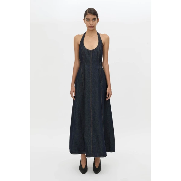 Camilla and Marc Sintra Denim Dress in Indigo, view 4 | Denim Dresses | Coveti