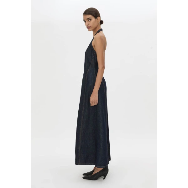 Camilla and Marc Sintra Denim Dress in Indigo, view 5 | Denim Dresses | Coveti