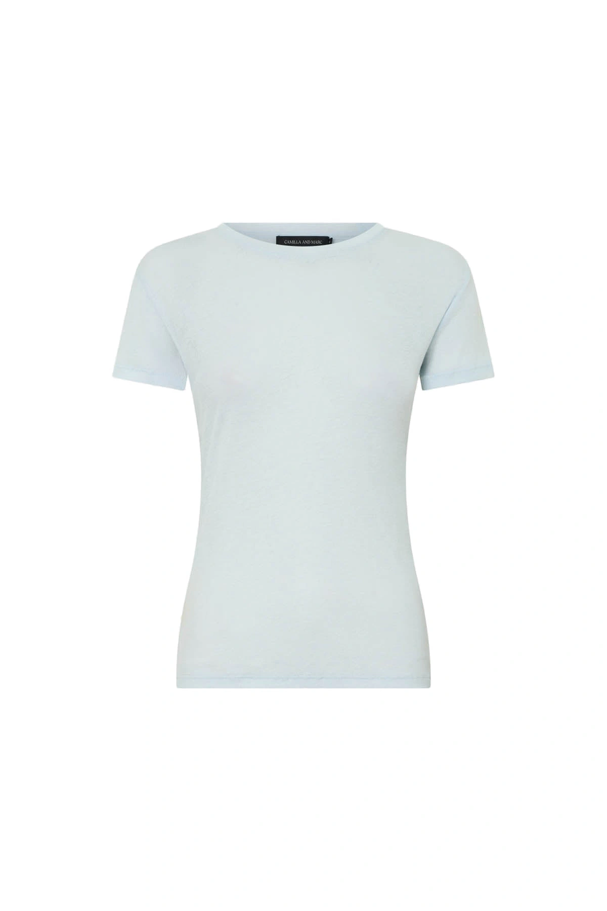 Camilla and Marc Siona Crew Fitted Tee in Baby Blue Camilla and Marc Siona Crew Fitted Tee in Baby Blue | T-shirts | Coveti