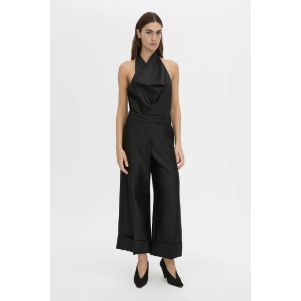 Camilla and Marc Sona Crop Pant in Black, view 2 | Pants | Coveti
