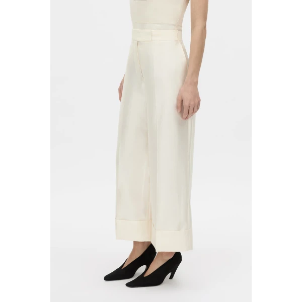 Camilla and Marc Sona Crop Pant in Cream, view 3 | Pants | Coveti