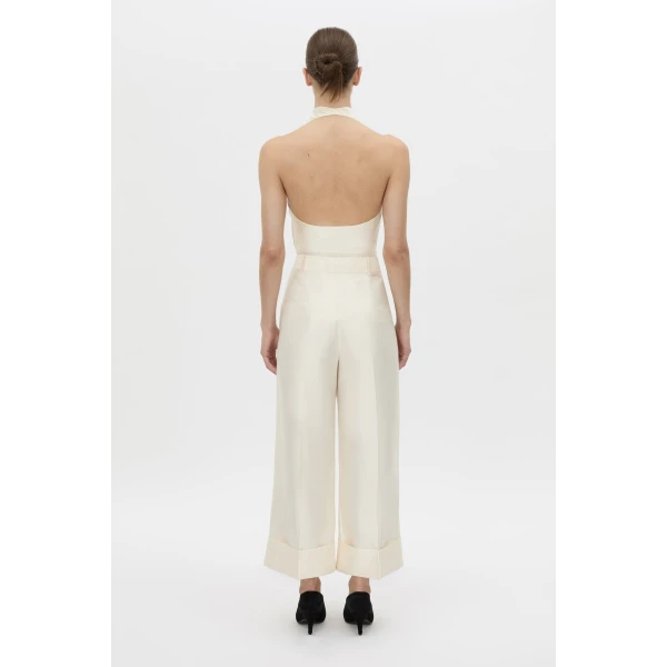 Camilla and Marc Sona Crop Pant in Cream, view 6 | Pants | Coveti