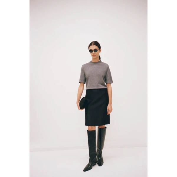 Camilla and Marc Sona Pencil Skirt in Black, view 4 | Pencil Skirts | Coveti
