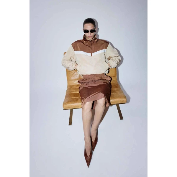 Camilla and Marc Storm Midi Skirt in Mocha, view 4 | Midi Skirts | Coveti