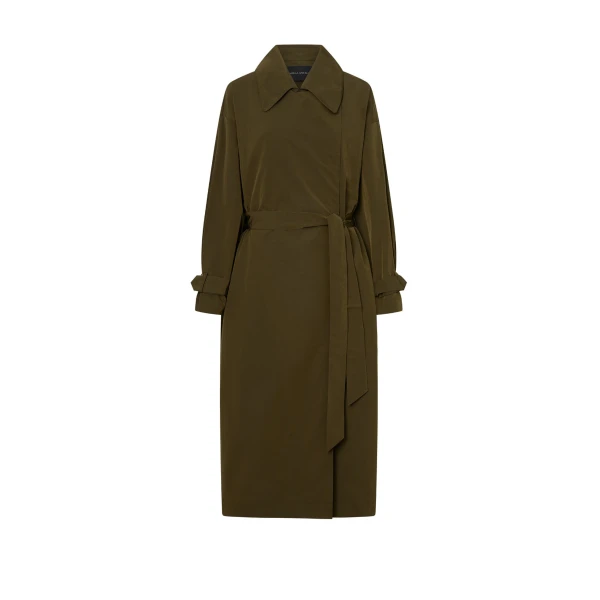 Storm Trench Coat in Khaki