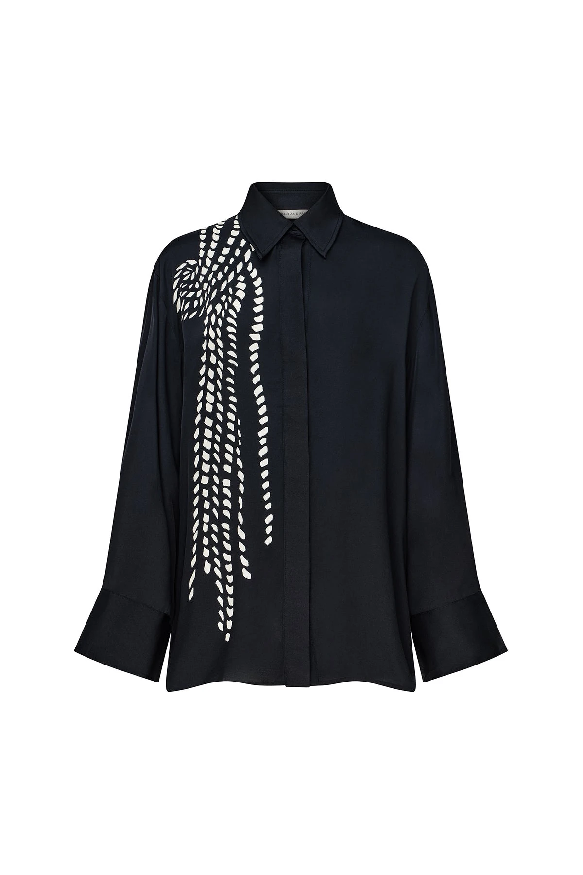 Camilla and Marc Suri Long Sleeve Shirt in Black Suri Print Camilla and Marc Suri Long Sleeve Shirt in Black Suri Print | Shirts | Coveti