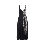 Camilla and Marc Suri Midi Dress in Black Suri Print | Midi Dresses | Coveti