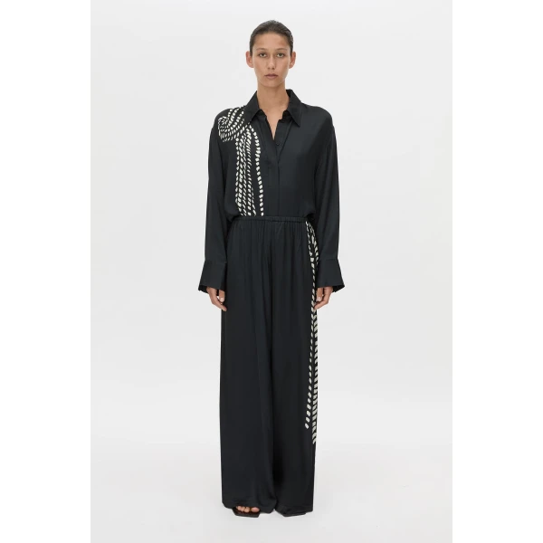 Camilla and Marc Suri Pant in Black Suri Print, view 4 | Pants | Coveti