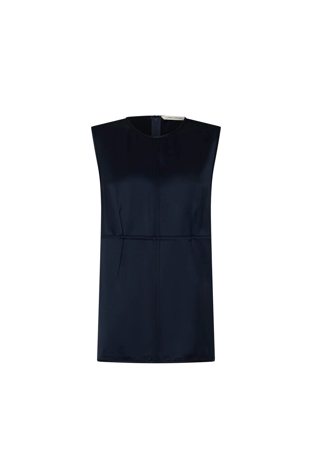 Camilla and Marc Velin Shell Top in French Navy Camilla and Marc Velin Shell Top in French Navy | Sleeveless | Coveti