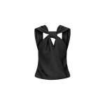 Camilla and Marc Vene Halter Top in Black | Sleeveless | Coveti