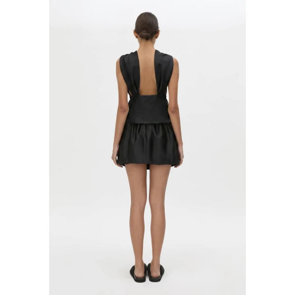 Camilla and Marc Vene Halter Top in Black, view 6 | Sleeveless | Coveti