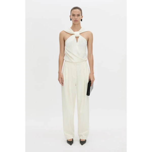 Camilla and Marc Vene Halter Top in Cream, view 5 | Sleeveless | Coveti