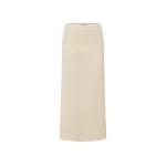 Camilla and Marc Viele Textured Bias Skirt in Cream | Midi Skirts | Coveti