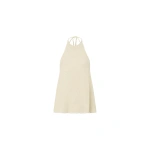 Camilla and Marc Viele Textured Halter Top in Cream | Sleeveless | Coveti