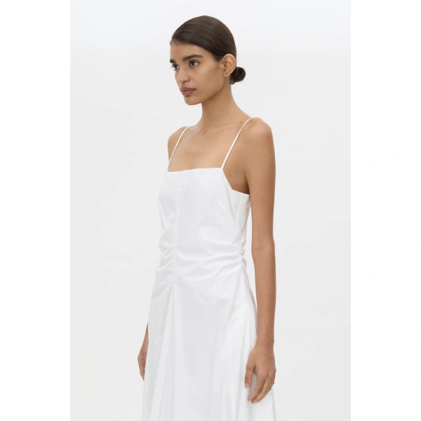 Camilla and Marc Vince Dress in White, view 3 | Midi Dresses | Coveti