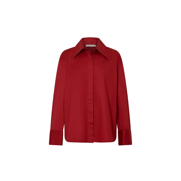 Vince Shirt in Lipstick Red