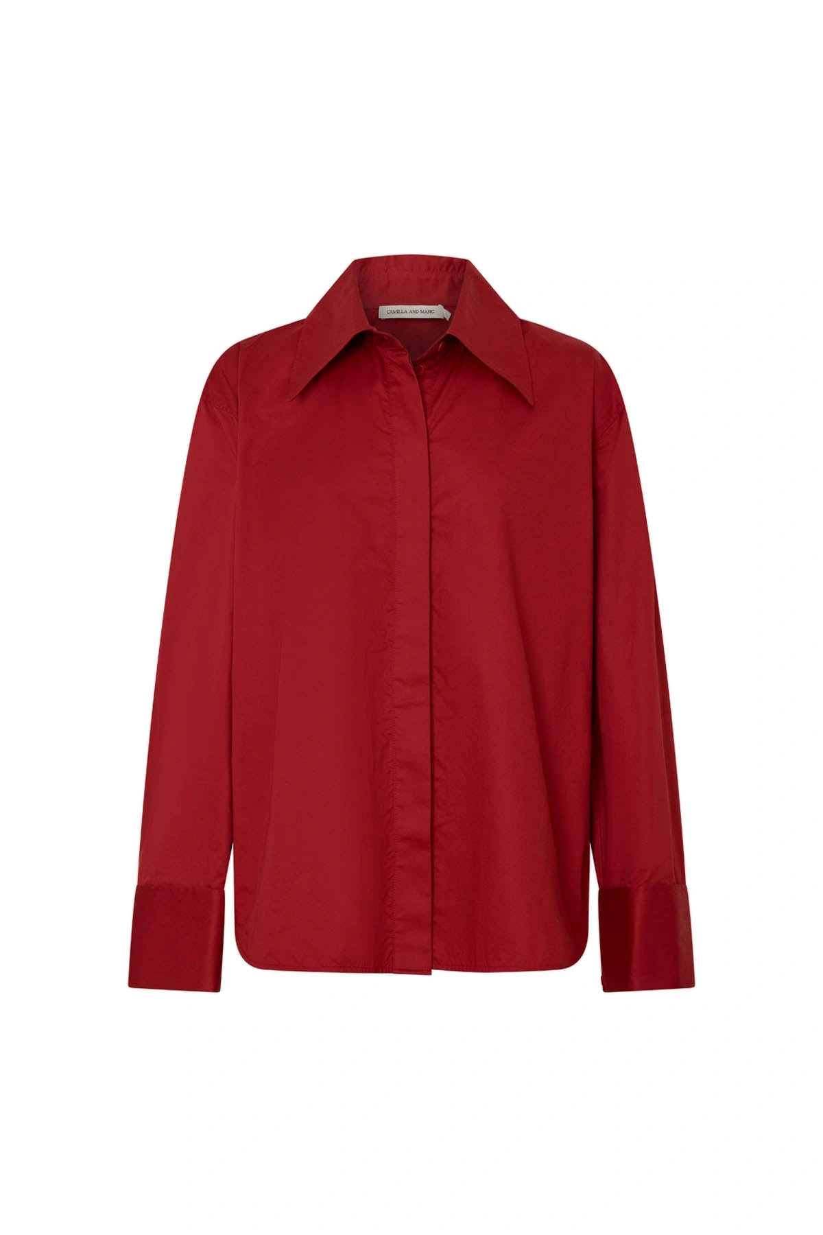 Camilla and Marc Vince Shirt in Lipstick Red Camilla and Marc Vince Shirt in Lipstick Red | Shirts | Coveti