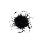 Carla Zampatti Black Feather Brooch | Brooches & Pins | Coveti