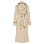 Carla Zampatti Bone Luxe Cotton Drill Trench Coat | Trench Coats | Coveti