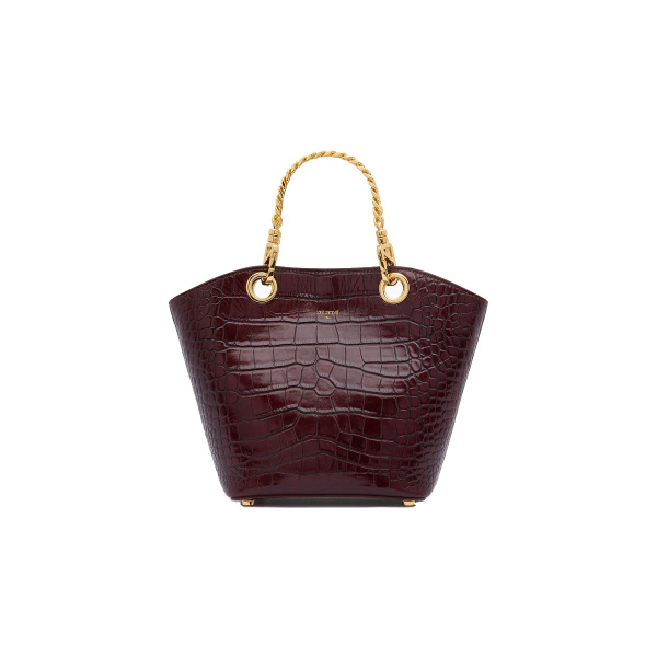 Carla Zampatti Burgundy Mini Milano Tote Bag | Totes & Top-Handle Bags | Coveti
