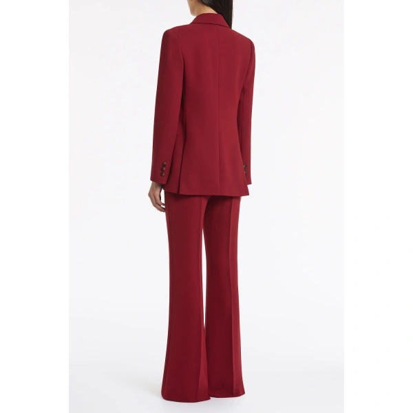 Carla Zampatti Cabernet Crepe Bootleg Pant | Tailored pants | Coveti