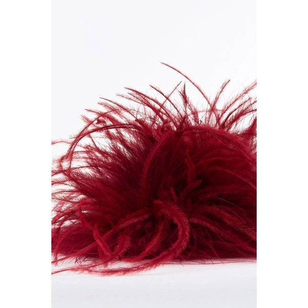 Carla Zampatti Cabernet Feather Brooch | Brooches & Pins | Coveti