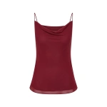 Carla Zampatti Cabernet Georgette Cowl Neck Camisole | Camisoles | Coveti