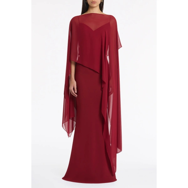 Carla Zampatti Cabernet Georgette Cowl Neck Camisole | Camisoles | Coveti
