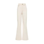 Carla Zampatti Ecru Bootleg Denim Jeans | Denim | Coveti