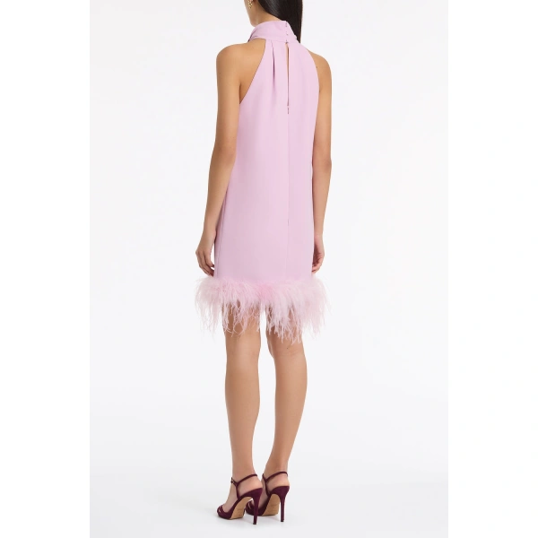 Carla Zampatti Floss Crepe Feather Mini Dress | Mini Dresses | Coveti