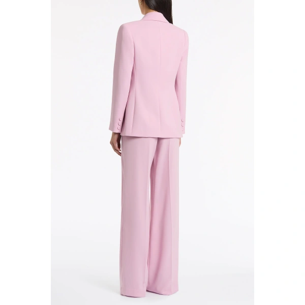 Carla Zampatti Floss Crepe Long Line Jacket | Blazers | Coveti