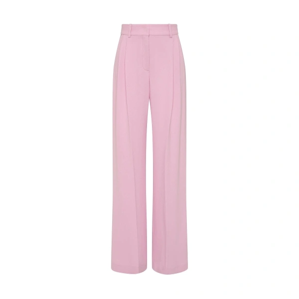Floss Crepe Wide Leg Pleated Pant