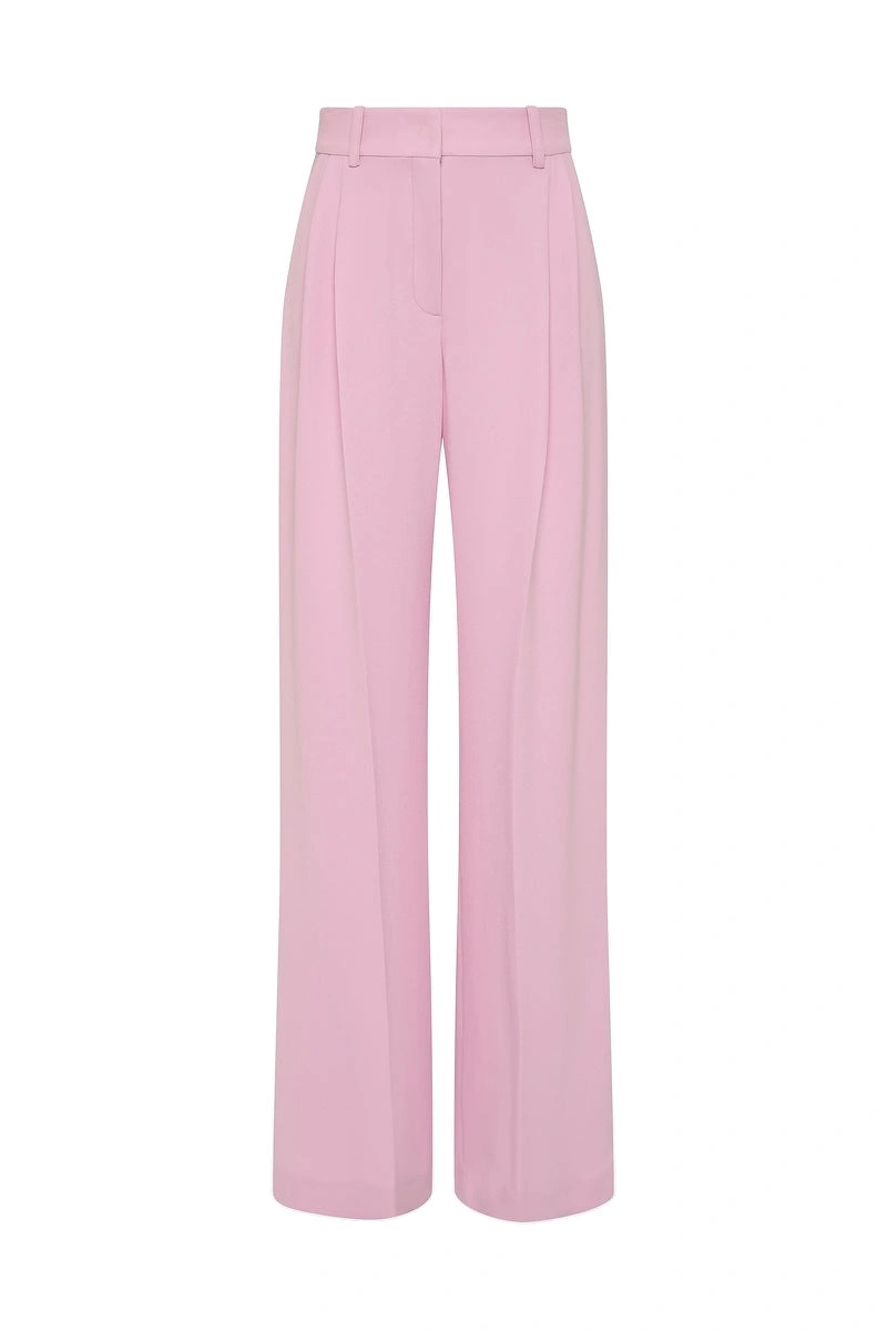 Carla Zampatti Floss Crepe Wide Leg Pleated Pant Carla Zampatti Floss Crepe Wide Leg Pleated Pant | Wide leg pants | Coveti