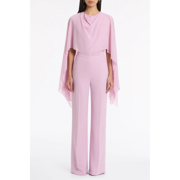 Carla Zampatti Floss Georgette Cape Overlay Blouse | Blouse | Coveti