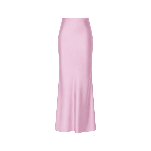 Floss Lustre Satin Bias Skirt