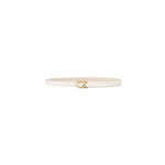 Carla Zampatti Ivory CZ Thin Logo Belt | Belts | Coveti