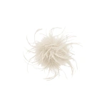 Carla Zampatti Ivory Feather Brooch | Brooches & Pins | Coveti
