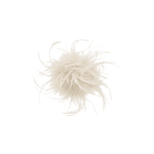 Carla Zampatti Ivory Feather Brooch | Brooches & Pins | Coveti