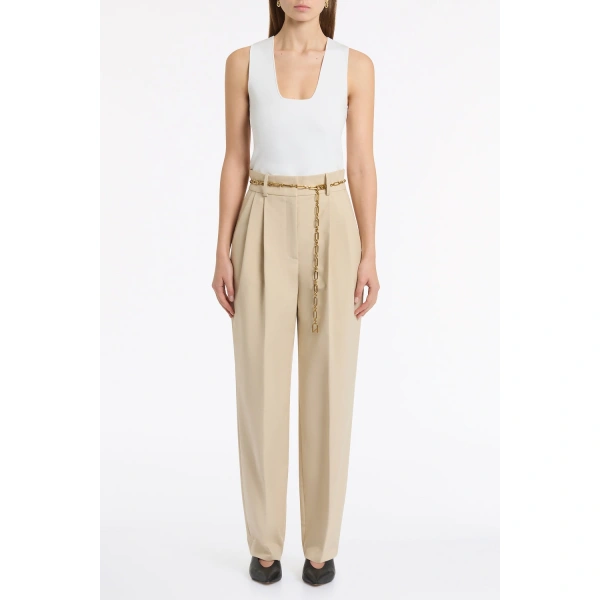 Carla Zampatti Ivory Milano Knit Tank | Sleeveless & Tank Tops | Coveti