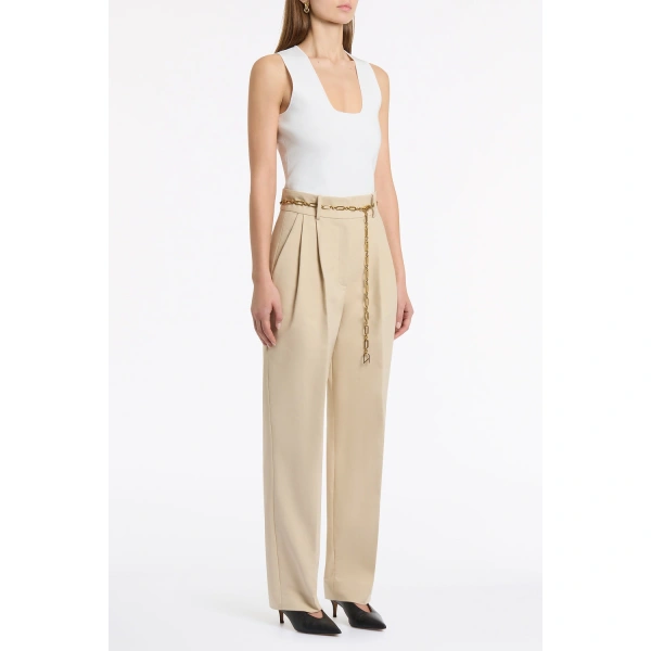 Carla Zampatti Ivory Milano Knit Tank | Sleeveless & Tank Tops | Coveti