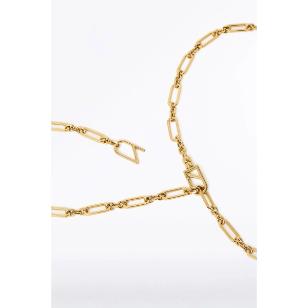Carla Zampatti Mini CZ Chain Belt | Belts | Coveti
