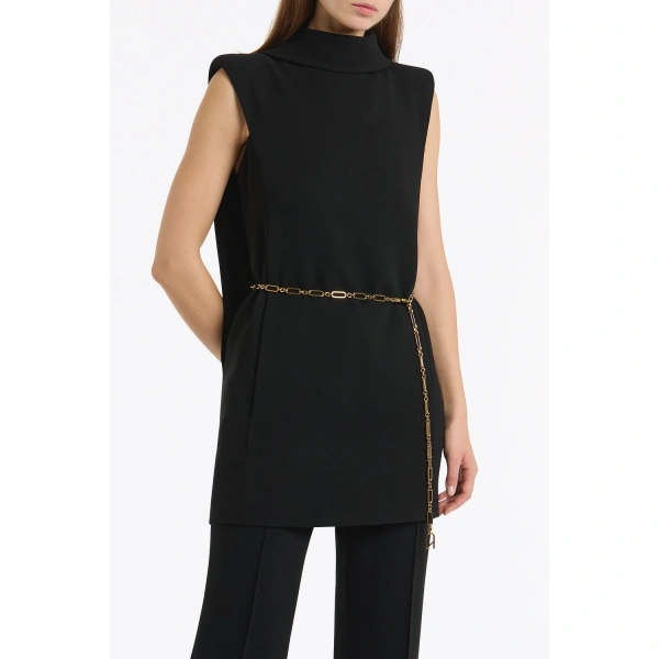 Carla Zampatti Mini CZ Chain Belt | Belts | Coveti