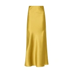 Carla Zampatti Pear Lustre Satin Bias Skirt | Maxi Skirts | Coveti