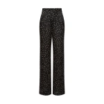 Carla Zampatti Pinspot Silk Burnout Lounge Pant | Wide leg pants | Coveti