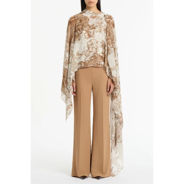 Carla Zampatti Renaissance Georgette Cascata Wrap | Scarves | Coveti