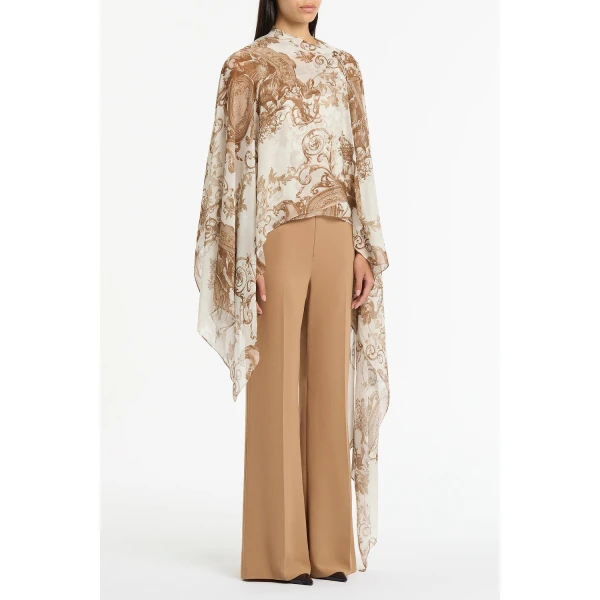 Carla Zampatti Renaissance Georgette Cascata Wrap | Scarves | Coveti