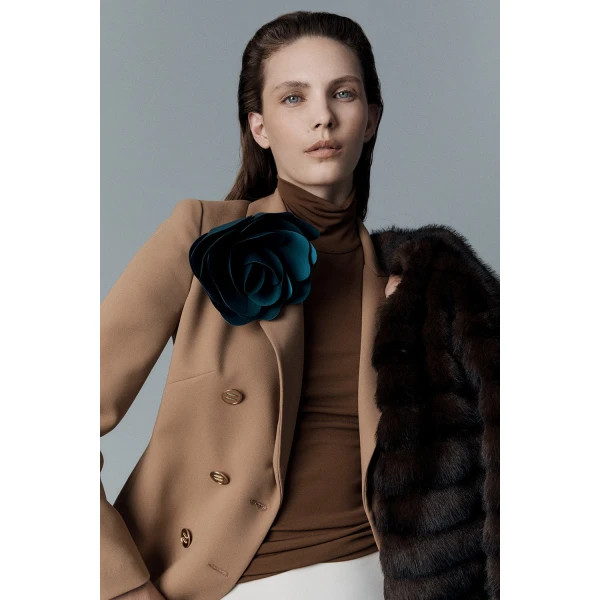 Carla Zampatti Serpentine Fiore Brooch | Brooches & Pins | Coveti
