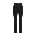 Carla Zampatti Washed Black Denim Straight Leg Pant | Denim | Coveti